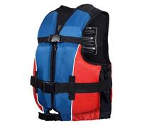 Swim Vest with Safety Buckles, Life Jacket for Kayaking Fishing, Adjustable PFD Buoyancy Aid, Comfortable Floatation Device for Swimming Boating Paddle Boarding(Blue A,Large/X-Large)