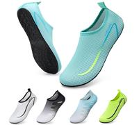 Swim Water Shoes Aqua Socks Barefoot for Sea Beach Swimming Shoes Pool Ladies Women Mens Sky Blue 6/7 UK