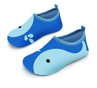 Swim Water Shoes Boys Kids Toddlers Baby Beach Shoes Aqua Pool Swimming Socks River Sea Sand Footwear(Whale Light Blue 20/21)