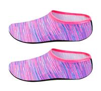 Swim Water Shoes Socks, Lightweight Ladies Aqua Aerobics Shoes Socks for Swim Running Surfing Driving Diving Kayaking Beach (Pink-XL, Adult, Women, One Size, Alpha, UK Footwear Size System, Medium)