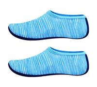 Swim Water Shoes Socks, Lightweight Ladies Aqua Aerobics Shoes Socks for Swim Running Surfing Driving Diving Kayaking Beach (Blue-XL, Adult, Women, One Size, Alpha, UK Footwear Size System, Medium)