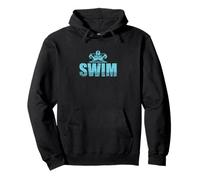 Swim Waves Water Athlete Pullover Hoodie