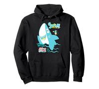 Swim With Me Beach I Love Swimming Funny Fish Shark Sport Pullover Hoodie