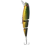 Swimbait Articulated Fishing Bait with Multiple Joints | Multi-Articulated Swimbait with Triple Hooks | Low Fishing Lily to Swim Slow to Life After Fresh Water and Water