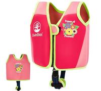 SwimBest Swim Vest - For Baby, Toddler & Kids. Adjustable Buoyancy Swim Jacket, ideal for pools/beaches/holidays & Learning to Swim (Power of Flowers III, L (3-6 Years/19-30kgs))