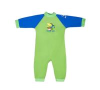 Swimbest Warmsuit - Fleece Lined Warm Baby Swimming Costume with 50+ UV Protection - Island Life, 6-12 Months