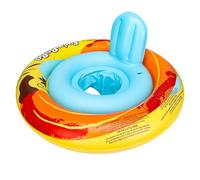 Swimbobo Baby Swimming Float Ring for 1-2 Years Old - Bright Colors, 3 Air Chambers for Extra Safety (Orange)