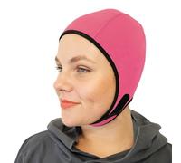 SwimCell Neoprene Swim Hat For Open Water Swimming with Chin Strap | Wild Swimming Thermal 4mm Neoprene Swimming Cap for Adults. Adjustable and Reversible For Men and Women. One Size 55-58cm.