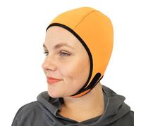 SwimCell Neoprene Swim Hat For Open Water Swimming with Chin Strap | Wild Swimming Thermal 4mm Neoprene Swimming Cap for Adults. Adjustable and Reversible For Men and Women. One Size 55-58cm.