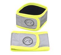SwimCell Reflective Armbands For Running. High Visibility, Glow Up 360 Degree Safety Reflective Gear Strips For Nighttime Walking. Armbands For Wrist, Arm or Ankle Neon Yellow Small Pack of 2