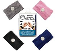 SwimCell Travel Sickness Bands - Acupressure Wristbands for Motion, Travel & Morning Sickness Relief. Anti Sickness Bands for Kids & Adults. Ideal for Pregnancy Nausea. Storage Box Included