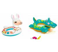 swiming ring swim ring Unicorn Llama crocodile Water Toy pool Kids 3-6 animal x2
