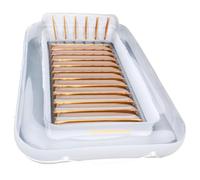 SWIMLINE Original Suntan Tub Luxe Edition Inflatable Floating Lounger Pearl White Gold | Tanning Pool Hybrid Lounge | Comfort Pillow | Fill with Water | for Kids & Adults | Reflective Tanning Design