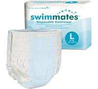 Swimmates Disposable Adult Swim Diapers, Large, 18