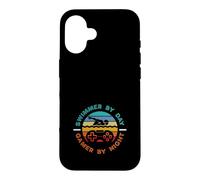 Swimmer By Day Gamer By Night Funny Swimming Case for iPhone 16