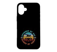 Swimmer By Day Gamer By Night Funny Swimming Case for iPhone 16 Plus
