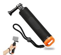 Swimmer Handle, Swimming Action Cam Diving Accessory Holder for GoPro Accessories Insta 360 Ace Pro 2 Accessories Insta Go Ultra Floating Mount with Non-Slip Handle (Black, Orange)