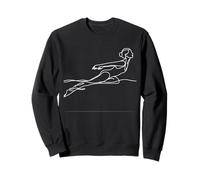 Swimmer Line Art Aquatic Fan Sweatshirt