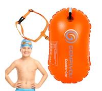 Swimmer swimmer - PVC swim bladder for safe training and package bag - PVC -engraved security for triathletes. Clearly visible swim buoy for safe swim training