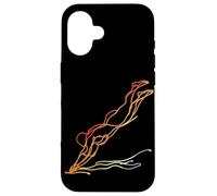 Swimmer Vintage Breaststroke Swimming Girls Case for iPhone 16