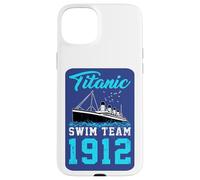 Swimming 1912 Titanic Swim Team Swimmer Case for iPhone 15 Plus