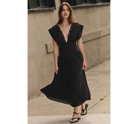 Swimming Across The Sky Midi Dress at Free People in Black, Size: Small - female