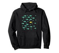 Swimming Against The Current Motivational Inspiration Gift Pullover Hoodie