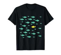 Swimming Against The Current Motivational Inspiration Gift T-Shirt