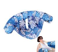 Swimming aids for adults, water hammock for adults, swimming island with lying as an air mattress for summer, outdoor activities, lakes, rivers, swimming pool