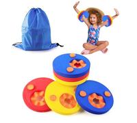 Swimming Arm Floats, Arm Bands 6pcs With Storage Bag For Kids Aged 3-6 Swim Learning