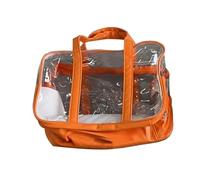 Swimming Bag for Storing Toiletries, Toiletry Bag, Shoe Storage, Safety Glasses, Swimsuit, Beach Bag, Radio Bags (Orange, One Size)