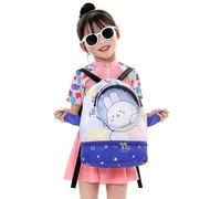 Swimming Bag - Moisture Proof Internal Partition, Lightweight Drawstring Sports Rucksack, Scratch Resistant Travel Organizer, Indepenndent Shoe Holding Chamber | Beach Pack for Kids & Youth