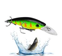Swimming Bait, Robot Fishing Bait, Portable Animated Bait, Slow Sinking Fish Tools, Marine Fishing Equipment for Saltwater and Freshwater Bass Trout