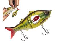 Swimming Baits for Bass Fishing,Exquisite Lures for Bass and Trout Multi-Jointed - Innovative Fishing Bait for Lakes, Rivers, Shallow and Deep Waters