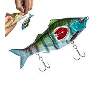 Swimming Baits for Bass Fishing, Fishing Lures for Freshwater, Multi-Jointed Lures for Bass and Trout | Innovative Fishing Bait for Lakes, Rivers, Shallow and Deep Water