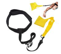 Swimming Belt - Adjustable and Resistant Swimming Training Belt | Parachute Slide for Training in Water, Swimming Instructor for Inground and Ground Pools