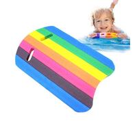 Swimming Board - Non Slip - Easy Grip Design | Pool Exercise Float Board EPE Lightweight Durable | Children Adults Beginners Swimming Training Aid Double Handle Rainbow For