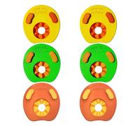Swimming Bracelets Floating Bracelets - Swimming Floaties EVA Foam Swimming Water Wristbands, Arm Floaties 6 Floating Disc for Children | Water Aerobics Floating Ring, Swimming Circles Pe