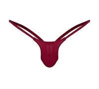 Swimming Briefs for Men Men's Erotic G-Strings & Thongs Breathable Loose Boxer Shorts U Convex Men's Sexy Underwear for Stag Do Fancy Dress Costume Wine