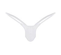 Swimming Briefs for Men Men's Erotic G-Strings & Thongs Breathable Loose Boxer Shorts U Convex Men's Sexy Underwear for Stag Do Fancy Dress Costume White