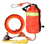 Swimming Buoy - Open Water Swimming Float | Wild Swimming Float | 16m Water Rescue Floating Rescue Ropes | Tensile Strength Up 500kg Floating Safety Equipment with Hand Ring Rafting Accessories