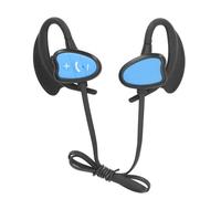 Swimming Cabinian Earphones, Secure Swimming Headphones Sitting Silicon IPX8 with 32 GB Memory and Running (Blue)