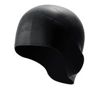 Swimming Cap Adults Waterproof Silicone Long Hair Ear Protection Cup Swim Caps For Women Men Water Sports Diving Swimming Cap Swimming Cap(Black)