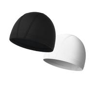 Swimming Cap - Silicone 9.84x6.89 Inches 2-Pack | Comfortable Highly Elastic Breathable Fabric | Waterproof Quick-Drying Swim Cap For Pools Hot Springs And Beach