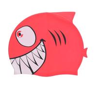 Swimming Cap, Swim Cap for Kids Cartoon Shark Fish Shaped Waterproof SiliconeHat Non-Slip Comfortable Swimming Hat Elasticity Swim for Women Man