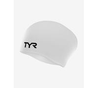 Swimming cap TYR Silicone Cap Long Hair white