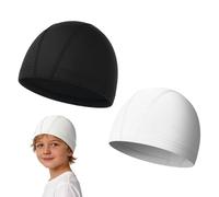 Swimming Caps - 2 Pieces Elastic Material Swimming Hat - Quick Drying Waterproof Swim Cap, Widening The Edges Comfortable and Not Tight, Suitable for Pools, Hot Springs, and Beaches