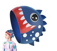Swimming Caps for Children, Children's Waterproof Silicone Bath Cap | Elastic Non-Slip Silicone Bath Accessories That Keep Dry for Beach and Outdoors