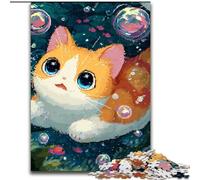 Swimming Cat 1000 Piece Jigsaw Puzzles for Adults, Educational Stress Relief Toy for Is Ideal As A Gift for The Whole Family (size 50x75cm)