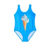 Swimming Costume Girls Shorts Swimming Costume Girls One Piece Swimsuit Kids Singlet Love Print Thick Strap Racerback Athletic Swimwear Tankini Set Beachwear Clearance Baby Swimming Costume Blue